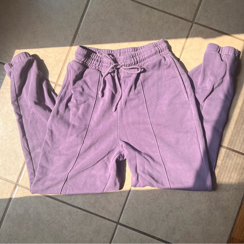 Purple sweatpants